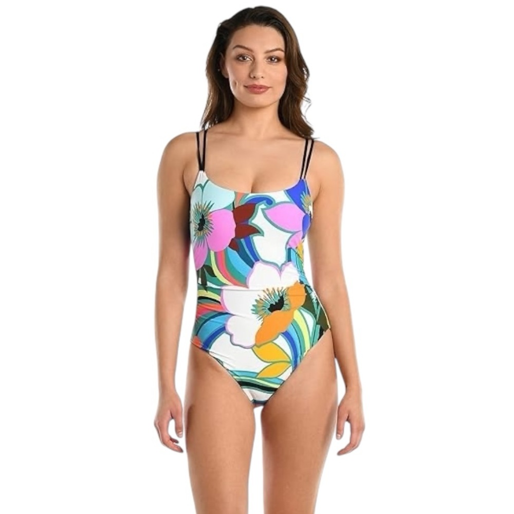 La Blanca Sun Catcher Lingerie Tank One-Piece Swimsuit